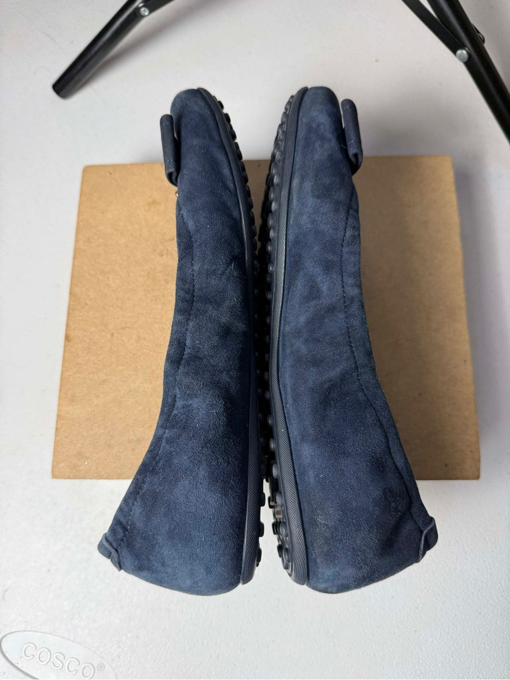 LOUIS VUITTON Moccasin
Loafers Bllerina Flat Europe Sz
39 / US 9 Blue Suede - Picture 5 of 12